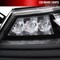 Spec-D Tuning LED TAIL LIGHTS WITH MATTE BLACK HOUSING AND CLEAR LENS, 2PK LT-CAM18JMLED-SQ-RS - alternate 7
